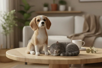 Choosing a Pose for a Full-Body Felt Pet Sculpture | MiMuArt Australia