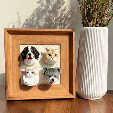 Mini Custom Pet Head Sculpture